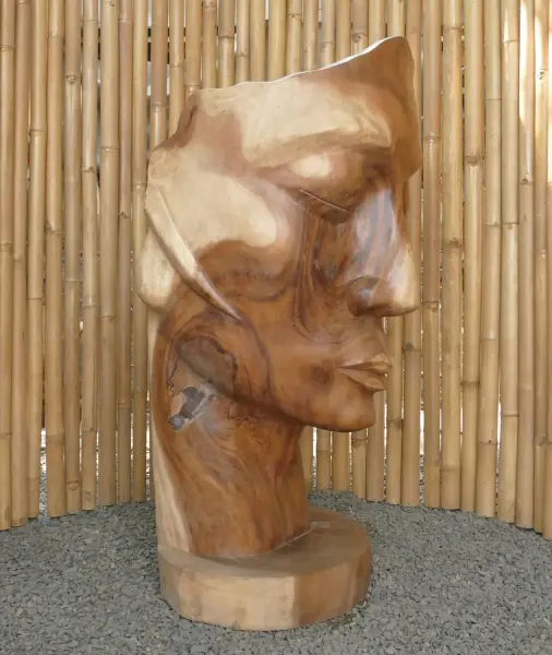 Product image 7 of the product “Mask female by original made of suar wood, 120cm height ”